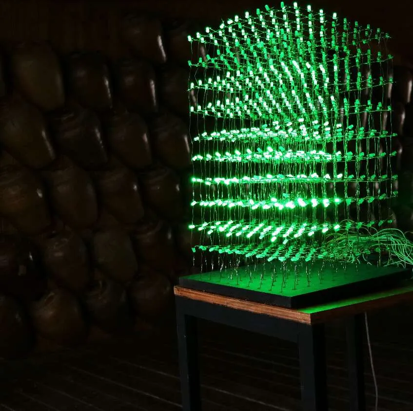 3D Green Man construction 1