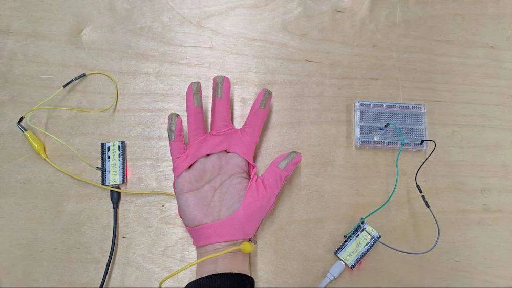 ESP32 glove test 1