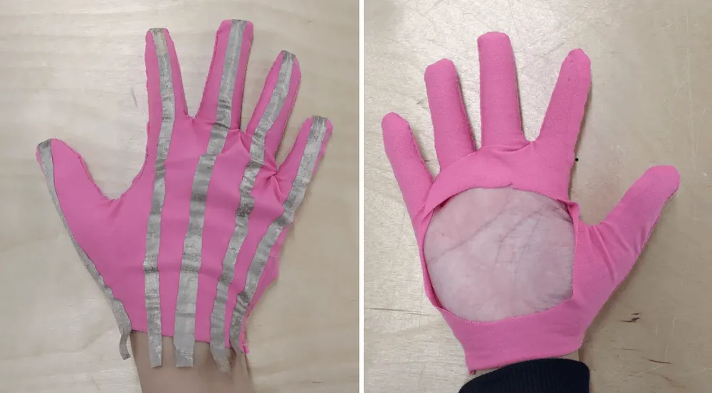 Pink glove pattern 2
