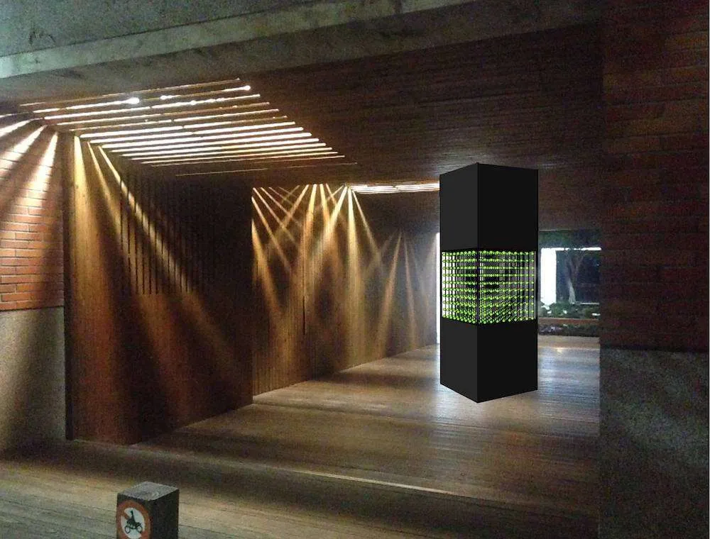 Figure 5B. Night visual schematic