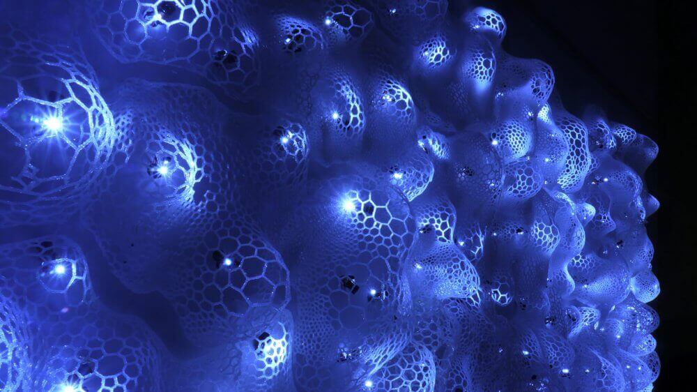 Stay True to Yourself - 3D-printed Interactive Sound & Light Installation
