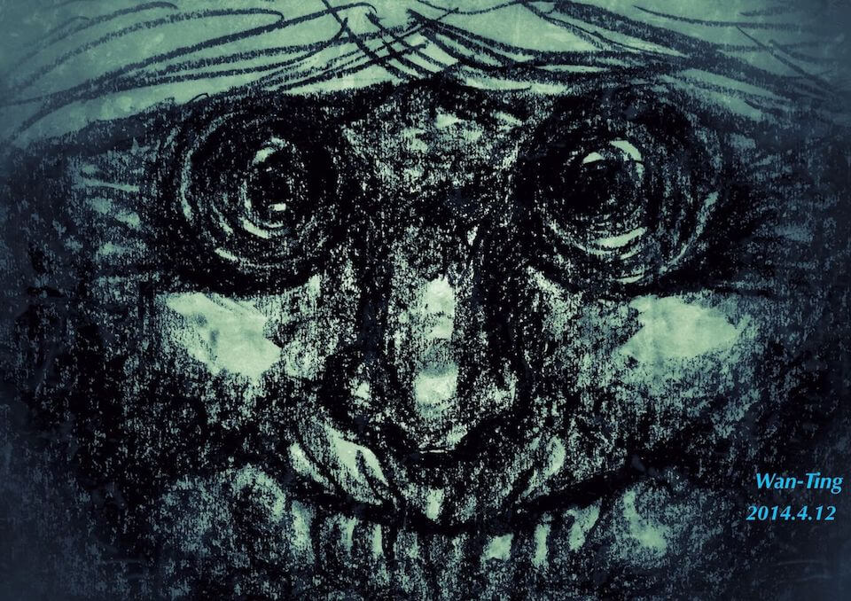 Abyss portrait painting