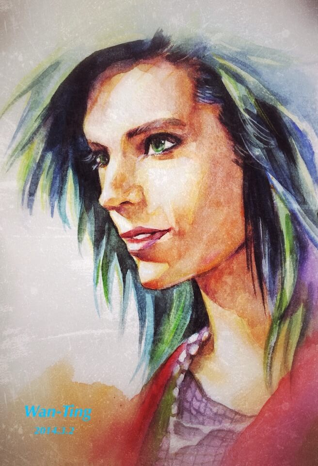 Subculture portrait painting